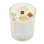 Load image into Gallery viewer, Citrine Crystal 'Success' Dark Amber & Peony Scented Candle