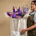 Load image into Gallery viewer, Mauve Garden Large Flower Bag
