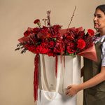 Load image into Gallery viewer, Crimson Grand Flower Bag
