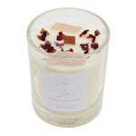 Load image into Gallery viewer, Rose Quartz Crystal 'Love' Pomegranate &amp; Musk Scented Candle
