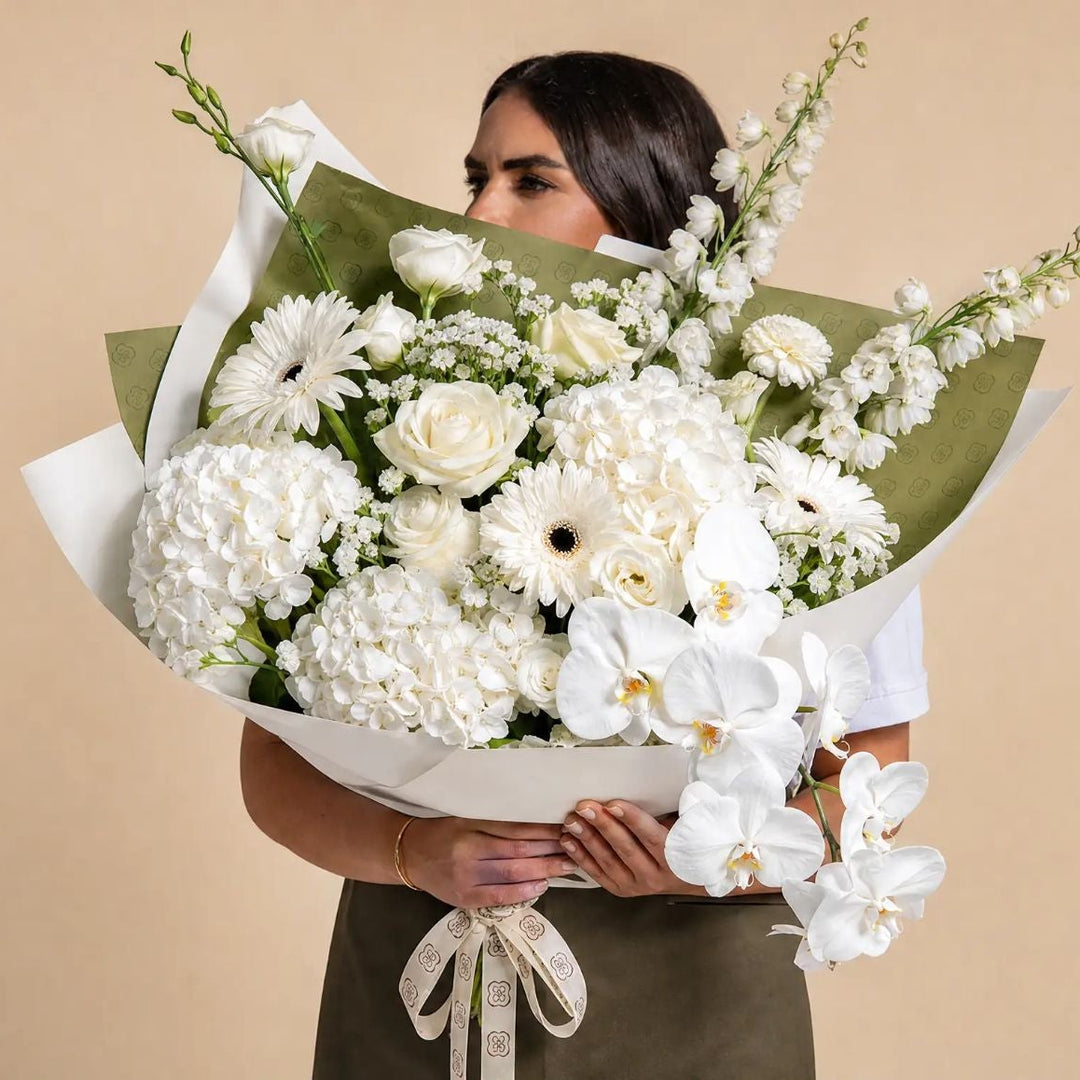 Ivory Orchid Bouquet