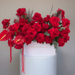 Load image into Gallery viewer, Luxe Red Rose Box Ribbon
